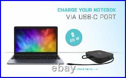 I-tec USB-C HDMI DP Docking Station with Power Delivery 65W + Universal Charger