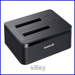 Inateck USB 3.0 to SATA 2-Bay 3.0 Hard Drive Docking Station with Offline Clone