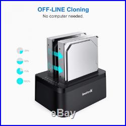 Inateck USB 3.0 to SATA 2-Bay 3.0 Hard Drive Docking Station with Offline Clone
