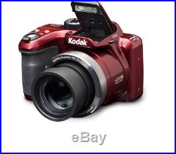 KODAK PIXPRO AZ401 Bridge Digital Camera16MP 40X Optical Zoom HD720p video (Red)