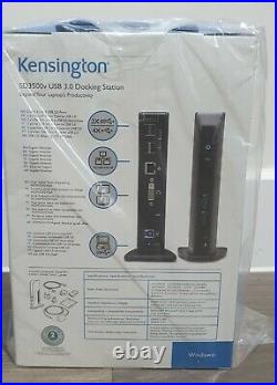 Kensington SD3500v USB 3.0 Dual Display Universal Laptop Docking Station