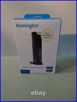 Kensington SD3500v USB 3.0 Dual Monitors Docking Station Sealed brand new