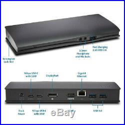 Kensington SD4500 USB-C Universal 4K/Power Dock/Docking Station Mac/Windows