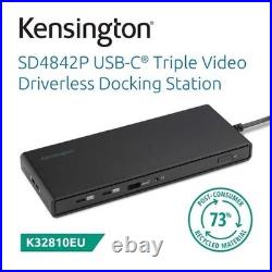 Kensington SD4842P USB-C Triple Video Driverless Docking Station New & Sealed Kensington SD4842P USB-C Triple Video Driverless Docking Station New & Sealed