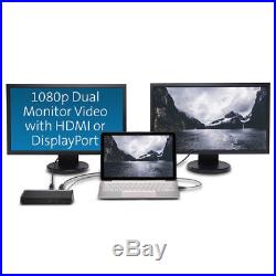 Kensington USB 3.0 Hub Dock Station for HDMI HD Dual Display Monitor/Ethernet