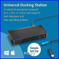 Kensington USB-C USB 3.0 Docking Station SD4700P USB-C & USB 3.0 Dual Display