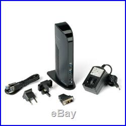 Kensington Universal Hub Adapter USB HDMI VGA DVI for Windows PC Monitor Laptop