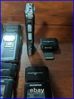 LOT (10) Olympus DS-5000 Digital Voice Recorders Tested Working