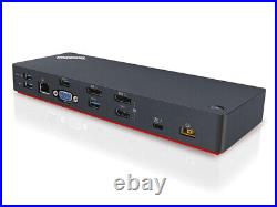 Lenovo 40AC ThinkPad Thunderbolt 3 Dock/Docking Station with 135W PSU 40AC0135UK