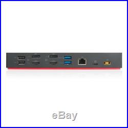Lenovo 40AF0135UK Laptop Docking Station, USB 3.0 (3.1 Gen 1) Type-C/HDMI, Black