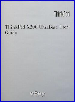 Lenovo 43R8781 Port Replicator Dockingstation ThinkPad X200 X201 + 90W Netzteil
