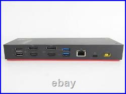 Lenovo ThinkPad 40AF Hybrid USB-C USB-A Docking Station Kit with PSU Heavy Wear