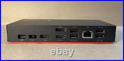 Lenovo ThinkPad 40AY Universal USB-C Dock with 90w PSU and Cables Ref