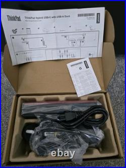 Lenovo ThinkPad Hybrid USB-C with USB-A Dock 40AF0135UK NEWOpened, Un used Lenovo ThinkPad Hybrid USB-C with USB-A Dock 40AF0135UK NEWOpened, Un used