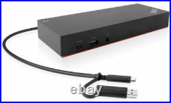 Lenovo ThinkPad Hybrid USB-C with USB-A Docking Station 40AF0135EU UK Plug