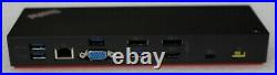 Lenovo ThinkPad Thunderbolt 3 Dock USB-C 40AC DBB9003L1 with PSU 03X7543 03X7133