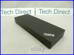 Lenovo ThinkPad Thunderbolt 3 Workstation USB Dock with 230w AC 40AN0230US AS IS