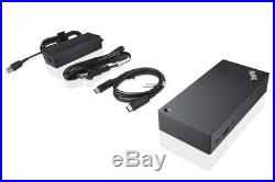 Lenovo ThinkPad USB-C Dock Docking Station 90 Watt GigE 03X7194 + 90W AC