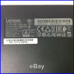 Lenovo ThinkPad USB-C Docking Station 40A9 DK1633 withPower Adapter + USB C Cable