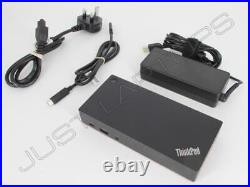 Lenovo ThinkPad X390 X270 20HM 20HN USB-C Docking Station Port Replicator with PSU