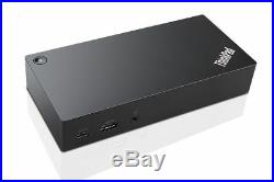 Lenovo USB Type C 4K UHD Laptop Docking Station Port Replicator 40A90090AU