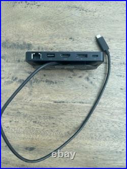 Lenovo USB Type-C Dual Display Travel Hub Docking Station Displayport HDMI Black Lenovo USB Type-C Dual Display Travel Hub Docking Station Displayport HDMI Black