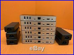 Lot of 6 OWC USB-C Docking Station Space Grey with 5 power adapters