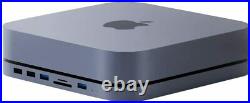Mac Mini Dock USB-C Hub with SATA Hard Drive Enclosure M1 Fits SSD