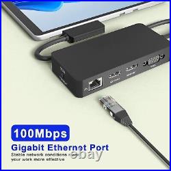 Microsoft Surface Docking Station with HDMI x2 VGA RJ45 USB3.0 for Surface Pro Microsoft Surface Docking Station with HDMI x2 VGA RJ45 USB3.0 for Surface Pro