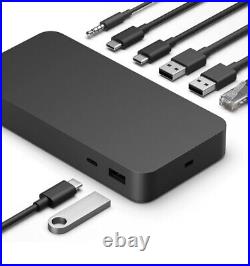 Microsoft Surface Thunderbolt 4 Dock Wired Black T8H-00005 New Sealed Microsoft Surface Thunderbolt 4 Dock Wired Black T8H-00005 New Sealed