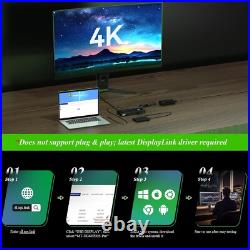 Minthouz 14-in-1 DisplayLink Docking Station Triple 4K HDMI USB-C Hub Mac PC 160 Minthouz 14-in-1 DisplayLink Docking Station Triple 4K HDMI USB-C Hub Mac PC 160