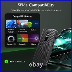 Minthouz 14-in-1 DisplayLink Docking Station Triple 4K HDMI USB-C Hub Mac PC 160 Minthouz 14-in-1 DisplayLink Docking Station Triple 4K HDMI USB-C Hub Mac PC 160