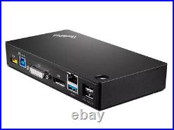 NEW Lenovo 40A7 ThinkPad USB 3.0 Pro Dock/Docking Station with 45W PSU