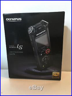 NEW OLYMPUS Linear PCM recorder LS-P4 black BLK 8GB FLAC compatible high res