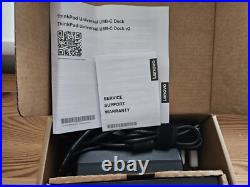 NEW. PC / Laptop Docking Station. Lenovo Think Pad Universal USB-C Dock. UK NEW. PC / Laptop Docking Station. Lenovo Think Pad Universal USB-C Dock. UK