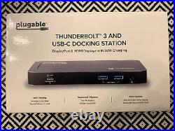 NEW Plugable Thunderbolt 3 and USB C Docking Station with 96W Charging