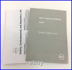 NEW SEALED BOX Dell USB 3.0 C Ultra HD 4K HDMI DisplayPort Docking Station D6000