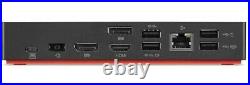 NEW SEALED Lenovo ThinkPad USB-C Dock Gen 2 Docking Station Black 40AS0090UK