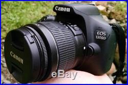 New Canon Vlogging Camera EOS 1300D Rebel T6 DSLR with 18-55mm Lens