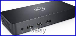 New Dell D3100 USB 3.0 Ultra HD Triple Video Docking Station 5M48M 452-BBPG