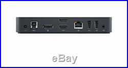 New Dell Usb 3.0 Ultra Hd Triple Vidoe Docking Station D3100 D3100