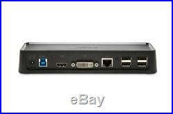 New In Box Kensington SD3600 USB Dock Dual Video Docking Station Laptop