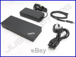 New Lenovo ThinkPad T480 T480s USB-C USB 3.0 Docking Station Dock Kit with Power