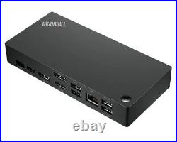 New Lenovo ThinkPad USB-C Dock Gen 2 Docking Station Black (40AY0090UK)