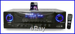 New Pyle PT4601AIU Stereo System AM-FM Tuner iPod Docking Station USB/SD Input