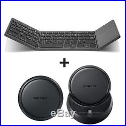 New Samsung DeX Station Charging Dock + X-Folding Touch Keyboard Set for Galaxy