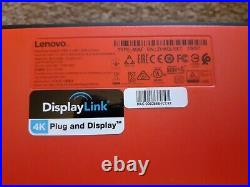 Newithopened Lenovo thinkpad hybrid USB-C with USB-A dock station 40AF013 5UK