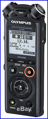 OLYMPUS Linear PCM recorder LS-P4 black BLK 8GB FLAC compatible high res NEW