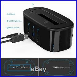 ORICO 2.5/3.5 Inch USB 3.0 External Hard Drive Docking Station for SATA HDD SSD