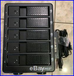 ORICO 9558RU3 5bay 3.5''USB3 Raid HDD Enclosure Tool Docking Station (Black)